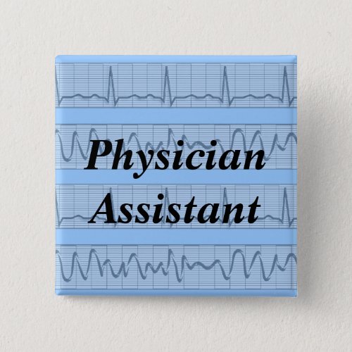 Physician Assistant Buttons Cardiac Rhythm
