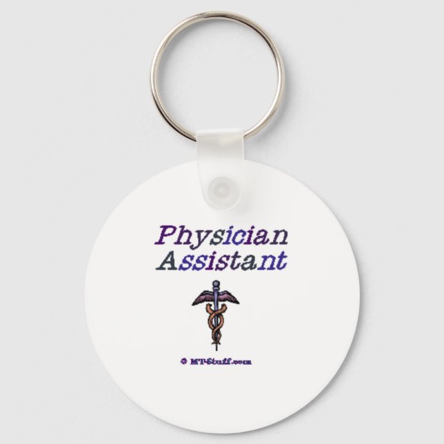 Physician Assistant - Caduceus Keychain (Front)