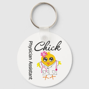 Physician Assistant Chick Keychain