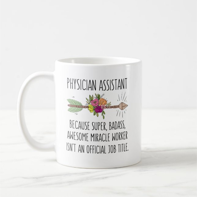 Physician Assistant Gift Idea Coffee Mug (Left)