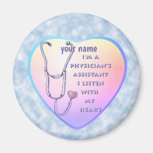 Physician Assistant Heart Magnet