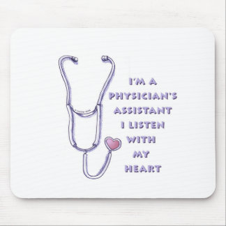 Physician Assistant Heart Mouse Pad