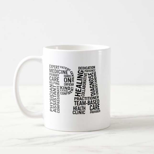 Physician Assistant PA Coffee Mug (Left)