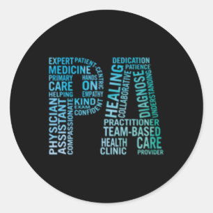 Physician Assistant Pa Medical Student Classic Round Sticker