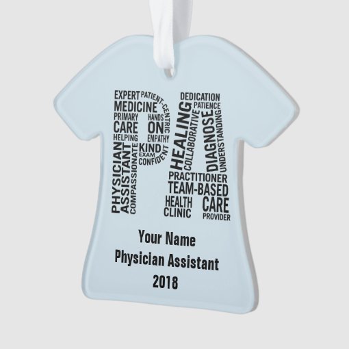 Physician Assistant PA Ornament | Zazzle