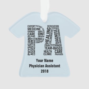 Physician Assistant Pa Ornament by ModernDesignLife at Zazzle