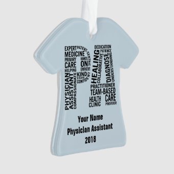 Physician Assistant PA Ornament | Zazzle