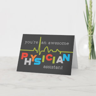 Physician Assistant Pa Week Awesome Card
