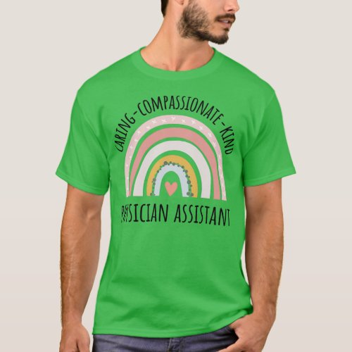Physician Assistant Pastel Rainbow T_Shirt