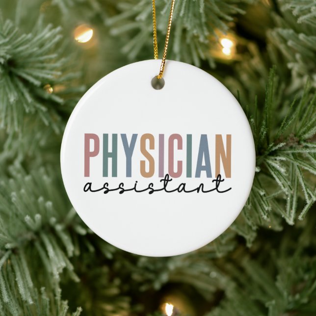 Physician Assistant Physician Associate PA School Ceramic Ornament (Tree)