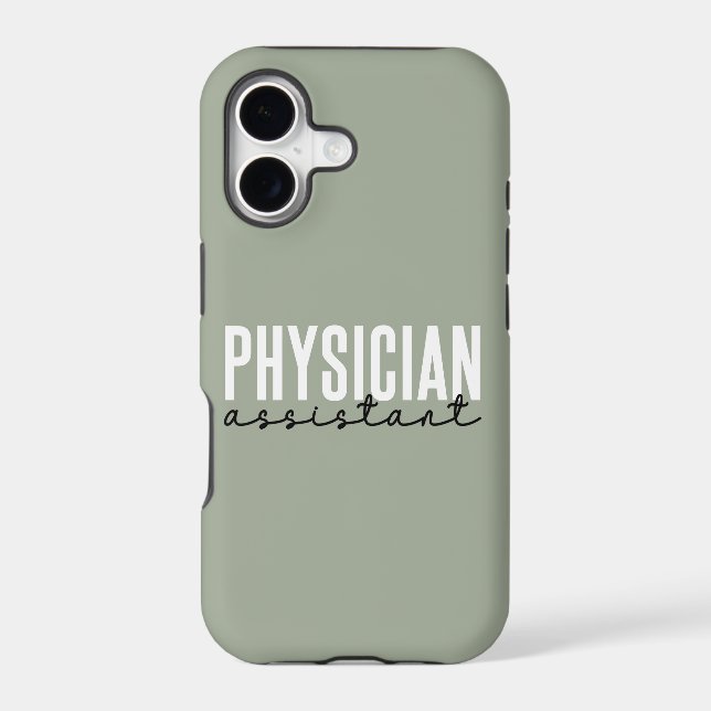 Physician Assistant Physician Associate PA School Iphone Case (Back)
