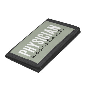 Physician Assistant Physician Associate PA School Tri-fold Wallet