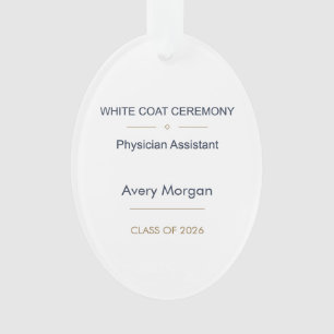 Physician Assistant White Coat Ceremony Ornament