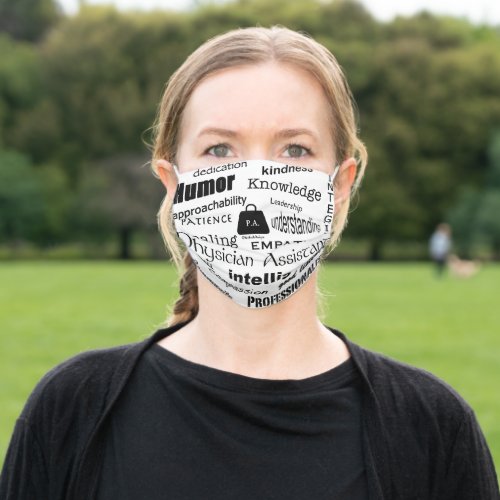 Physician Assistant_Word Cloud Adult Cloth Face Mask