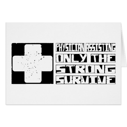 Physician Assisting Survive Cards (Front Horizontal)
