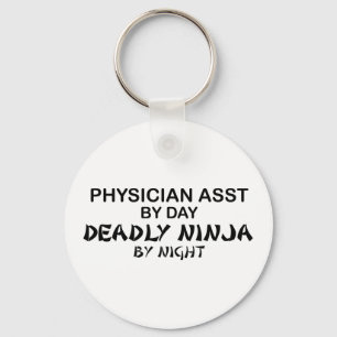 Physician Asst Deadly Ninja Keychain