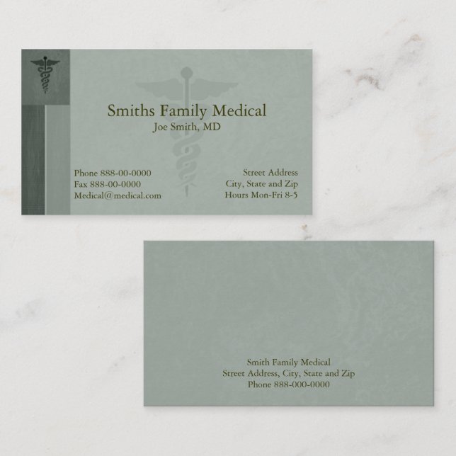Physician Business Card (Front/Back)