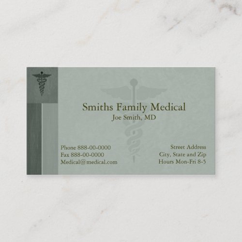 Physician Business Card