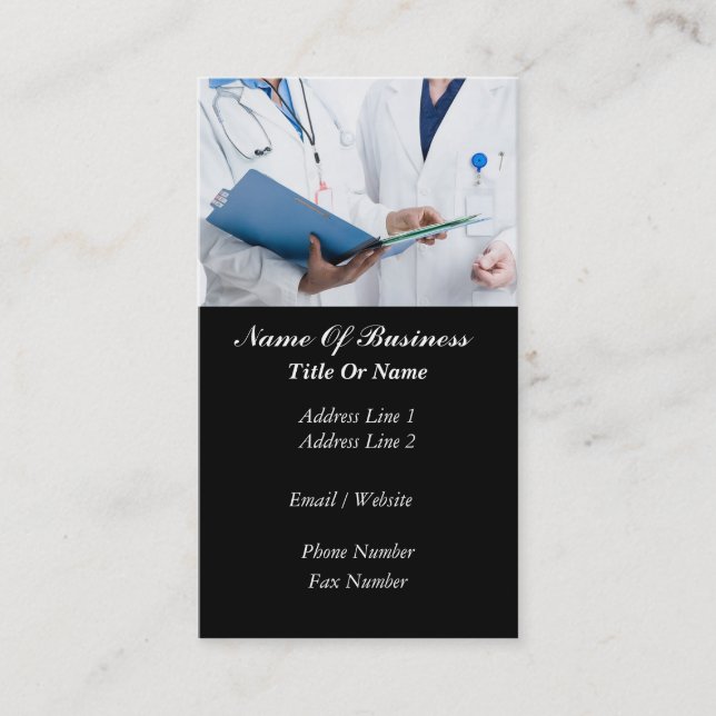 Physician Business Card (Front)