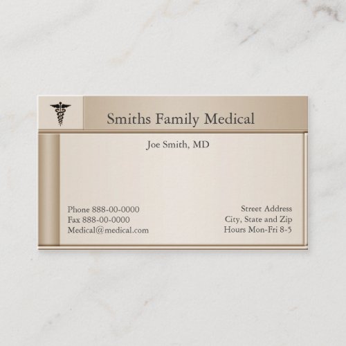 Physician Business Card