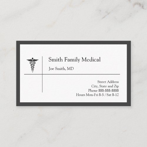 Physician Business Card