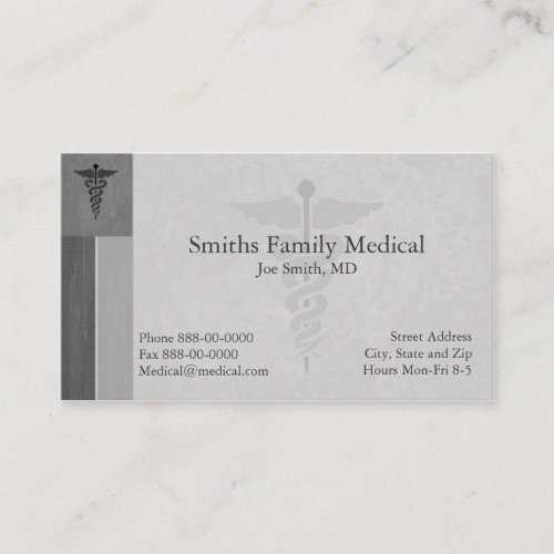 Physician Business Card