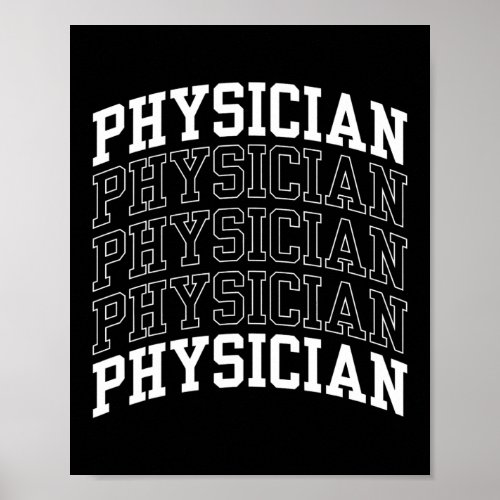 Physician Md Medical Practitioner Doctor Student  Poster