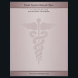 Physician Medical Doctor Letterhead<br><div class="desc">A design for a any line of medical physicians and doctors. It also displays the medical symbol which can be used for anyone in the medical profession.. You might also be interested in the business cards below   


com
  


Join Zazzle.</div>