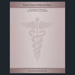 Physician Medical Doctor Letterhead<br><div class="desc">A design for a any line of medical physicians and doctors. It also displays the medical symbol which can be used for anyone in the medical profession.. You might also be interested in the business cards below   


com
  


Join Zazzle.</div>