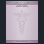 Physician Medical Doctor Letterhead<br><div class="desc">A design for a any line of medical physicians and doctors. It also displays the medical symbol which can be used for anyone in the medical profession.. You might also be interested in the business cards below   


com
  


Join Zazzle.</div>