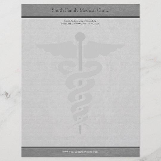 Physician Medical Doctor Letterhead Zazzle Com