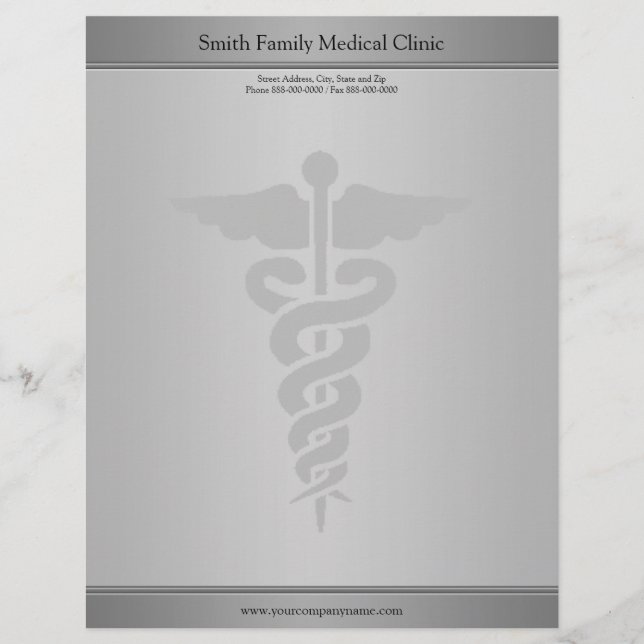 Physician Medical Doctor Letterhead (Front)