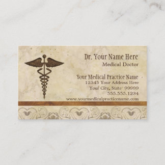 Physician Medical Doctor Practice Medicine Symbol Business Card