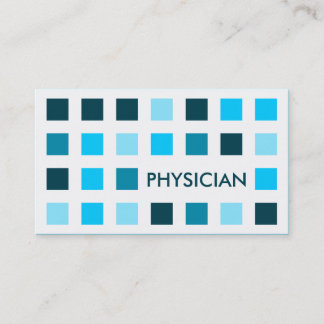 PHYSICIAN (mod squares) Business Card