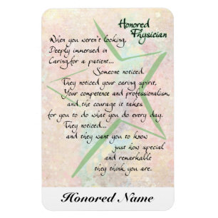 Physician (or Doctor)Thanks an Appreciation Magnet