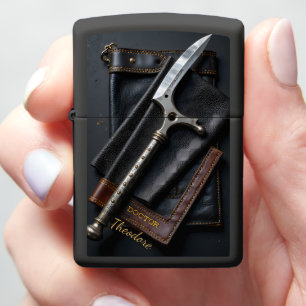 Physician's Dagger Surgeon Tool Keepsake Zippo Lighter