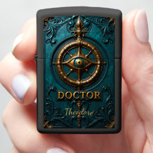 Physician's Ornate Eye Visionary Doctor Keepsake Zippo Lighter