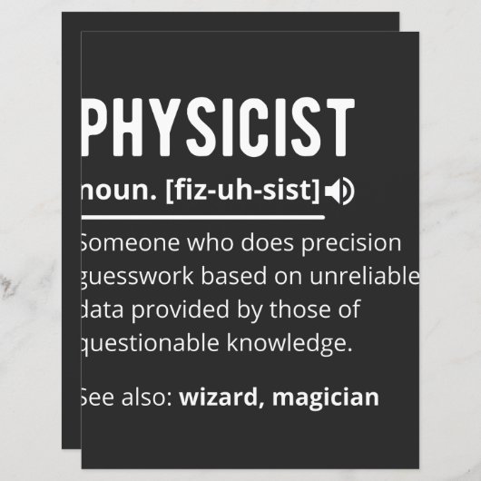 physicist (Front/Back)