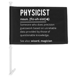 physicist car flag