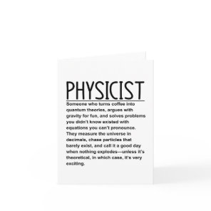 Physicist Card