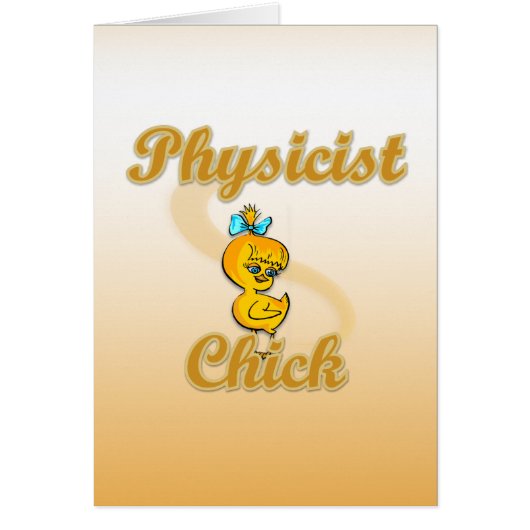 Physicist Chick Cards (Front)