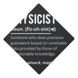 physicist graduation cap topper