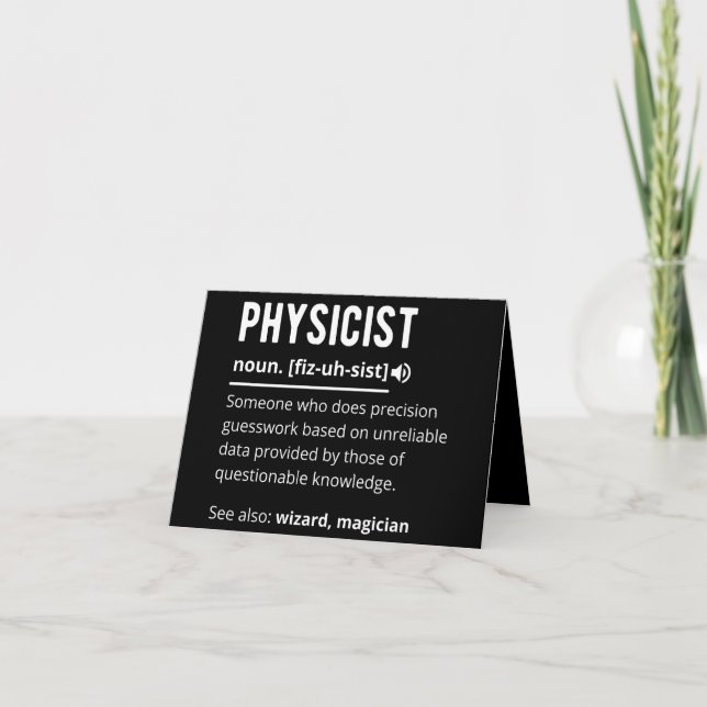 physicist note card (Front)