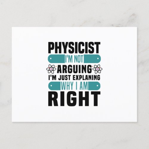 Physicist Postcard
