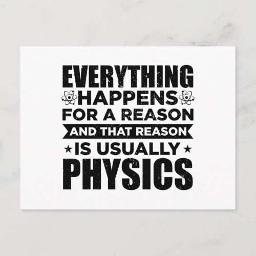 Physicist Scientists  Physics Study Gift Postcard