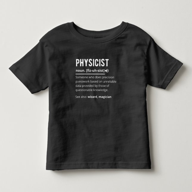 physicist toddler t-shirt (Front)