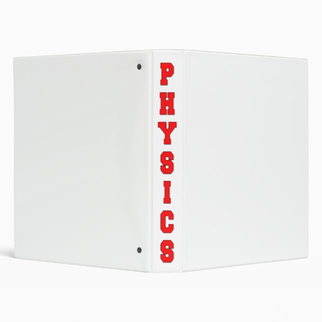 Physics 3 Ring Binder (Background)