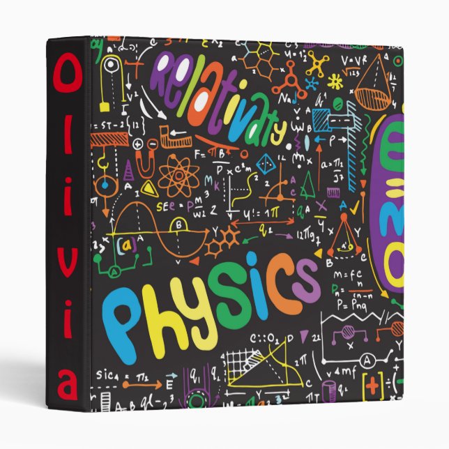 Physics  3 ring binder (Front/Spine)