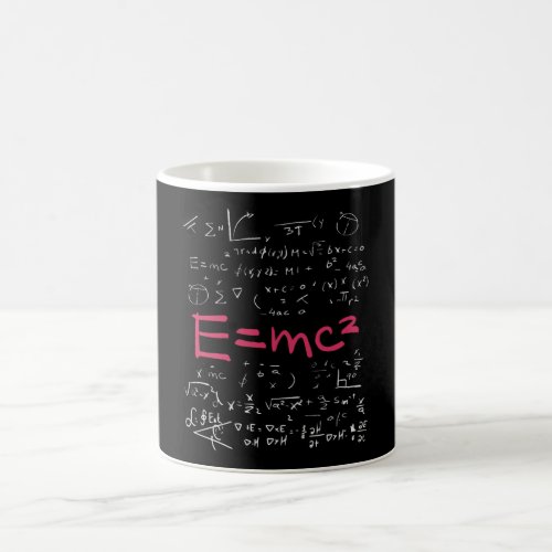 Physics and Math Formulas EMC2 Coffee Mug
