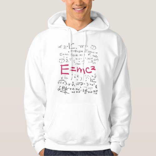 Physics and Math Formulas EMC2 Hoodie